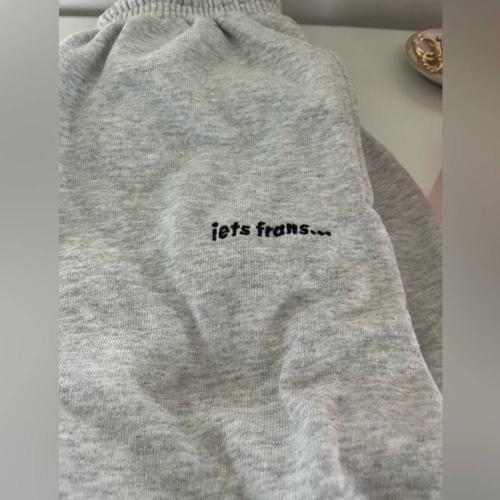 Grey Sweatpants! They are adorable and super comfy!